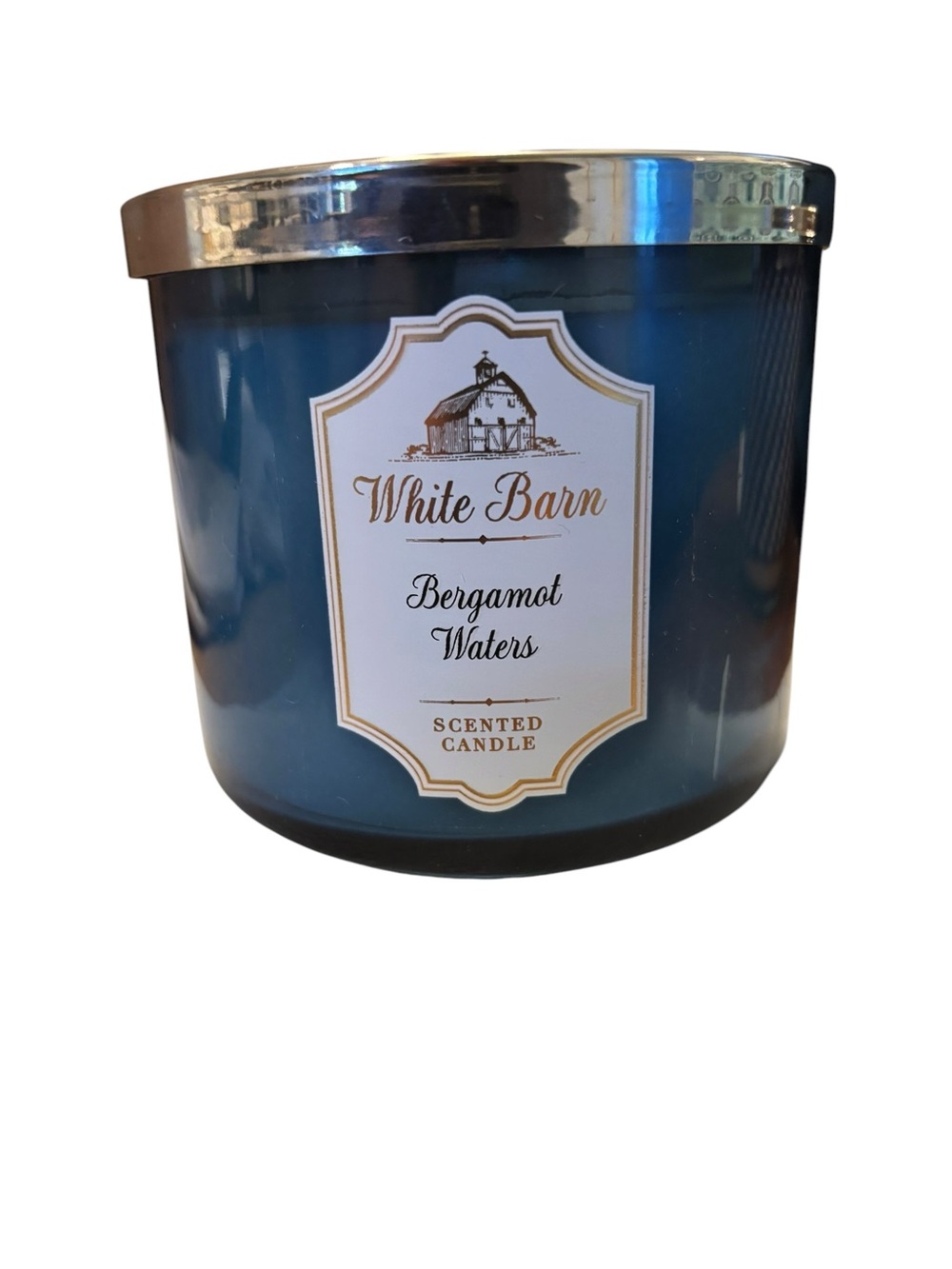 White Barn Bath & Body Works 3-Wick Scented Candle - Bergamot Waters